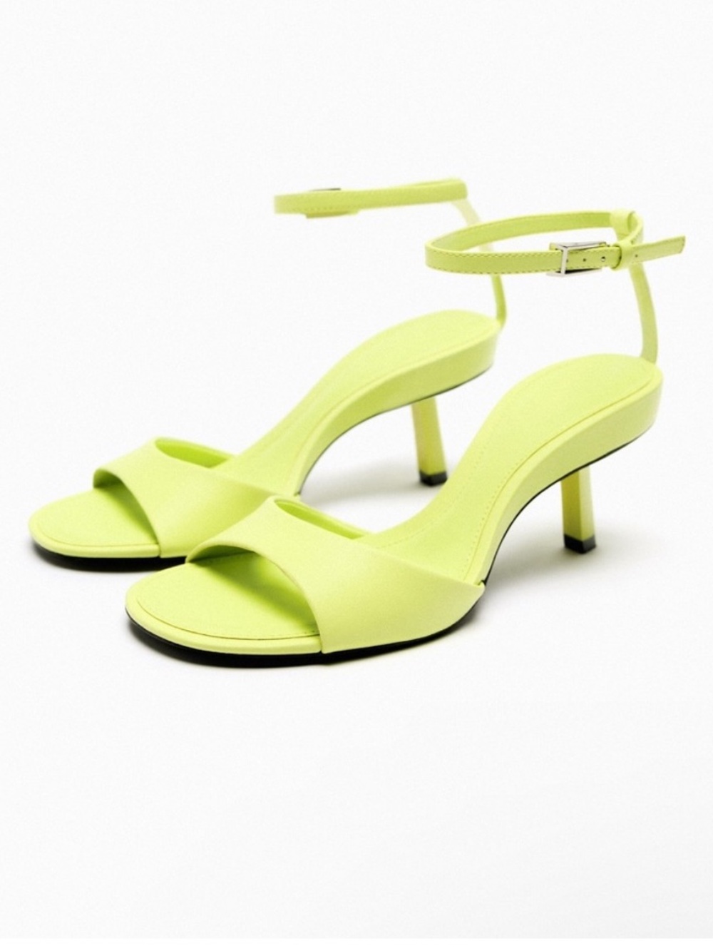 Zara HEELED ANKLE BRACELET SANDALS
